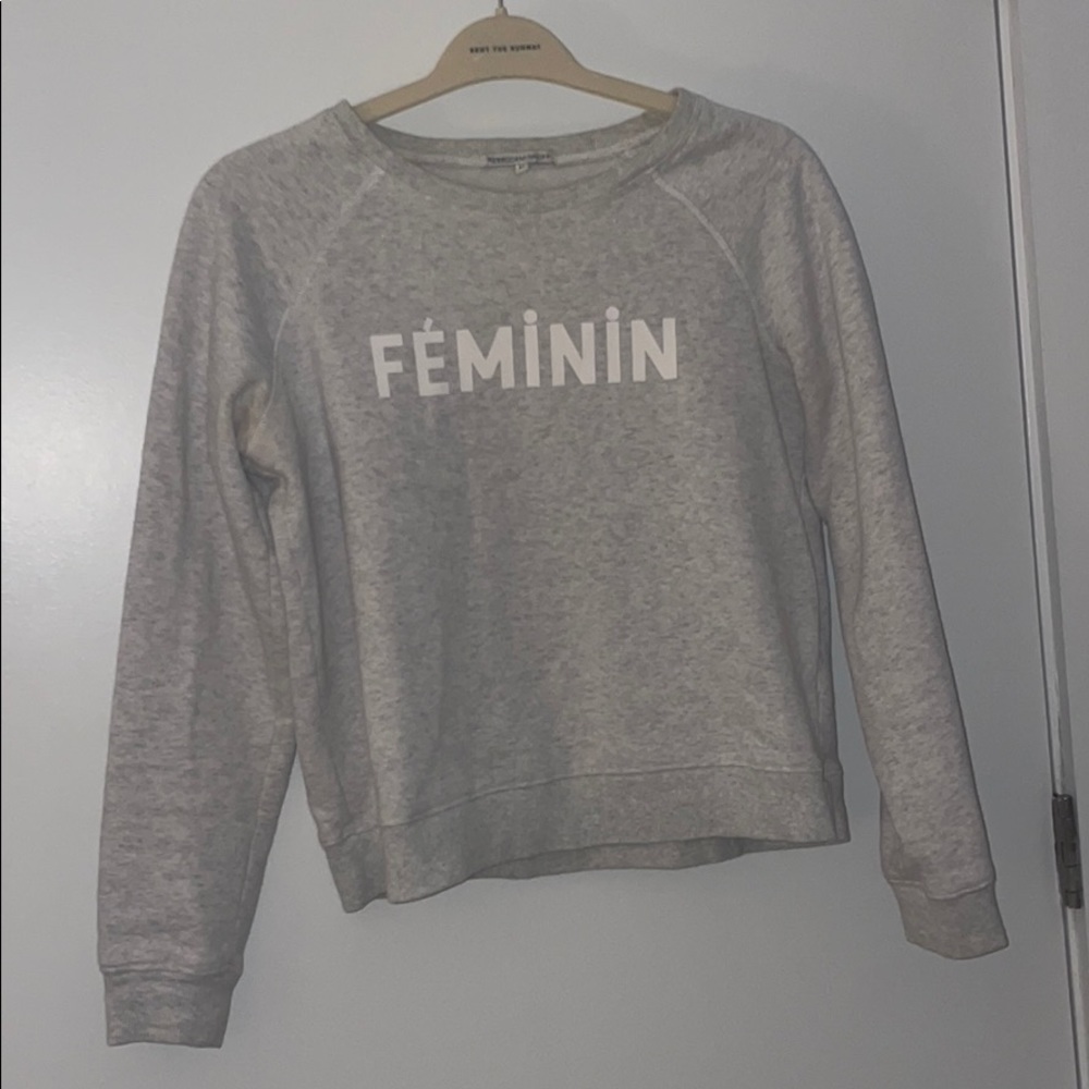 “Féminin” Rebecca Minkoff sweatshirt